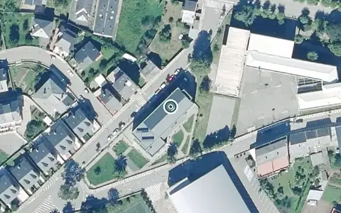 Vista aérea de la ubicación de Residencia para Persoas Maiores de Ribadeo