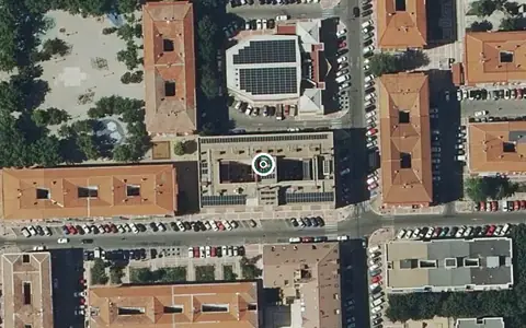 Vista aérea de la ubicación de Residencia Vitalia (Parla)
