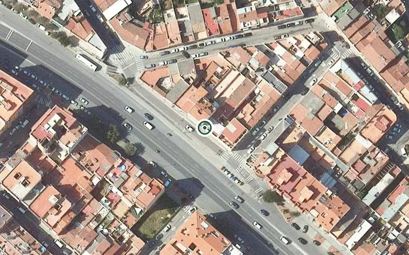 Vista aérea de la ubicación de Residència Geriàtrica Sabadell