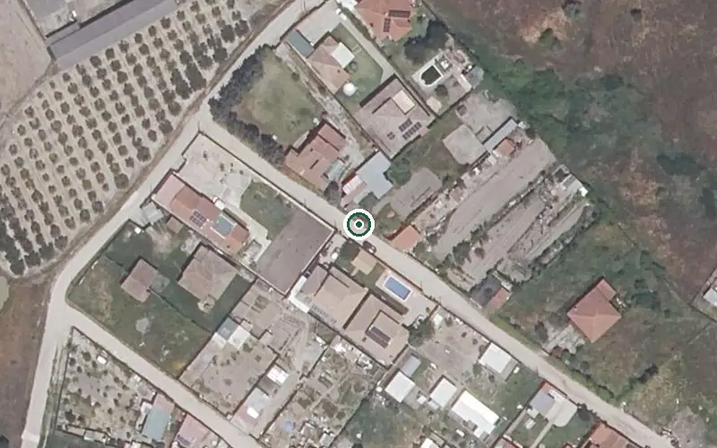 Vista aérea de la ubicación de Residencia El Romeral