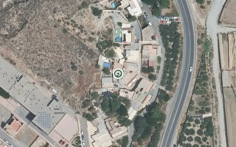 Vista aérea de la ubicación de Residencia para Personas Mayores Ciudad de Berja