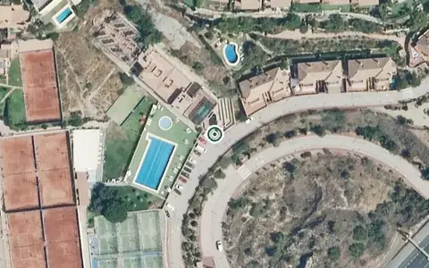 Vista aérea de la ubicación de Centro Residencial Grandevita