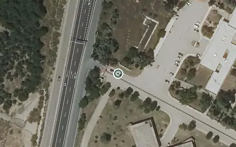 Vista aérea de la ubicación de Residencia de Mayores Virgen de la Blanca
