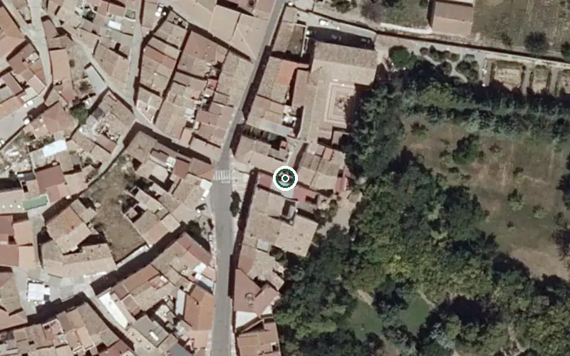 Vista aérea de la ubicación de Residencia de Ancianos Ntra. Sra. del Pilar