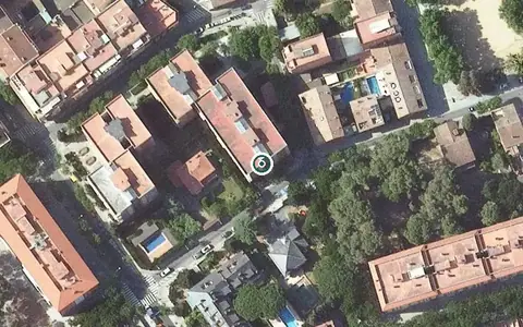 Vista aérea de la ubicación de Centro de Dia ADECUA