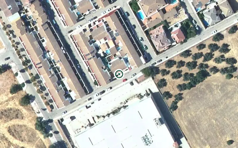 Vista aérea de la ubicación de Centro de Día para Mayores Seniors Viña del Rey