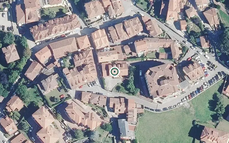 Vista aérea de la ubicación de Nazaret