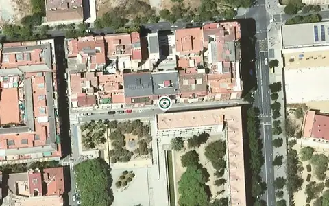 Vista aérea de la ubicación de Centre de dia Cuida Sant Andreu