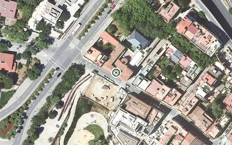 Vista aérea de la ubicación de Centro de Día San Ignacio de Loyola