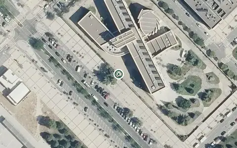 Vista aérea de la ubicación de Residencia Hermanitas de Los Pobres