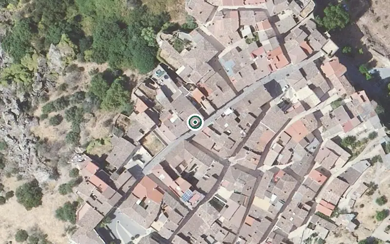 Vista aérea de la ubicación de Centro de Día para Mayores Bujaraiza