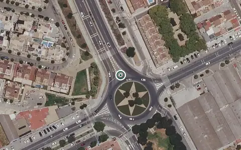 Vista aérea de la ubicación de Centro Residencial para Mayores Nuestra Señora del Carmen