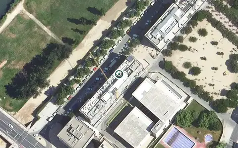 Vista aérea de la ubicación de Residència Assistida Emera Lleida Ponent