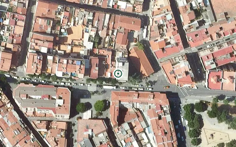 Vista aérea de la ubicación de Centre Geriàtric Cerdanyola