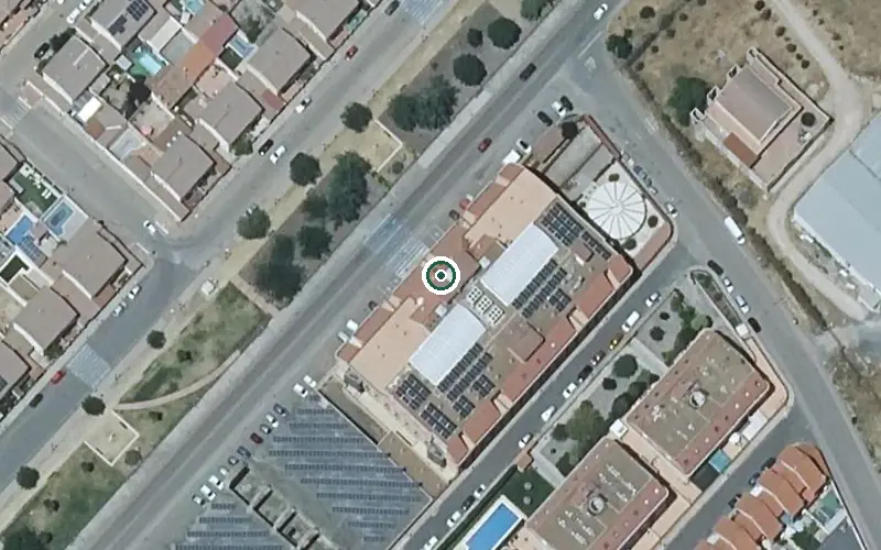 Vista aérea de la ubicación de Residencia de Mayores Asistida Sts las Carmenes