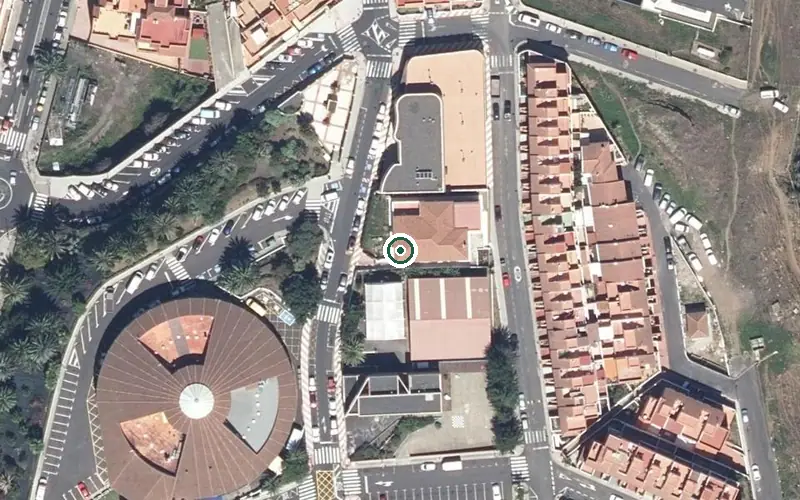 Vista aérea de la ubicación de Centro de Día Los Realejos