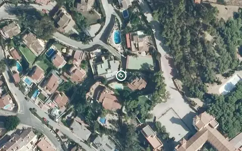 Vista aérea de la ubicación de Centro Residencial San Juan de Ávila