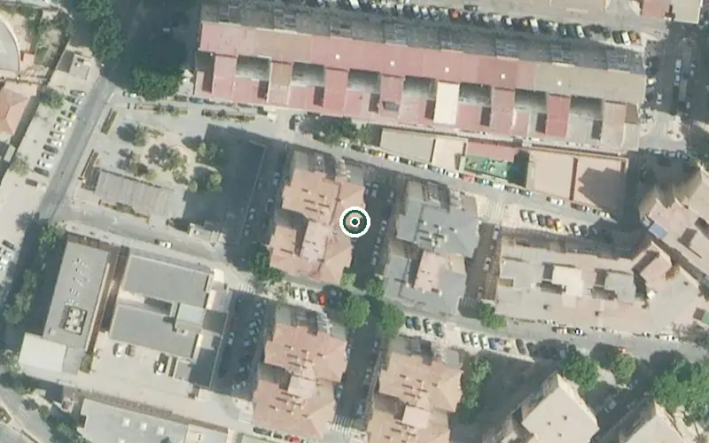 Vista aérea de la ubicación de Centro Residencial para Mayores Bouco el Limonar