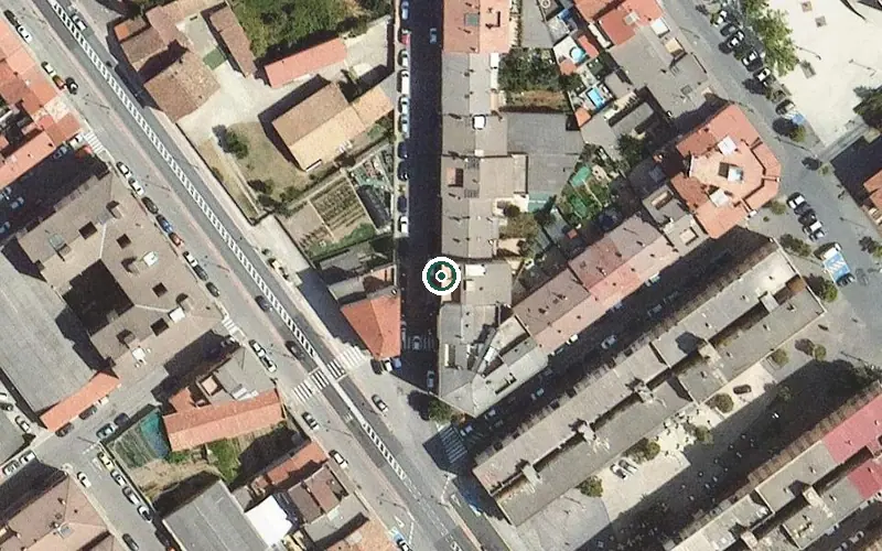 Vista aérea de la ubicación de Centre de dia Josep Roqué i Castell