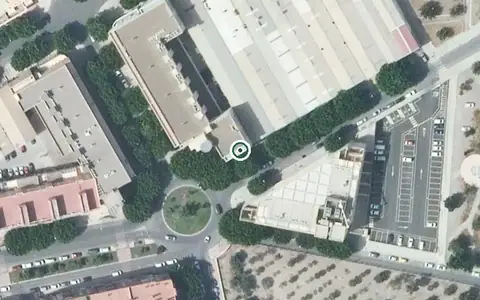 Vista aérea de la ubicación de Centro de Día para Personas Mayores Emera Almería