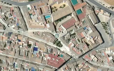 Vista aérea de la ubicación de Centro Residencial para Mayores Jesús Nazareno