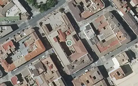 Vista aérea de la ubicación de Centro de Día las Hazas