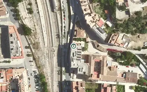 Vista aérea de la ubicación de Centre de dia de la Residència Diocesana d'Ancians Sant Miquel Arcàngel
