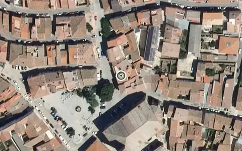 Vista aérea de la ubicación de Centro de Día Casa Virgen de Valsordo