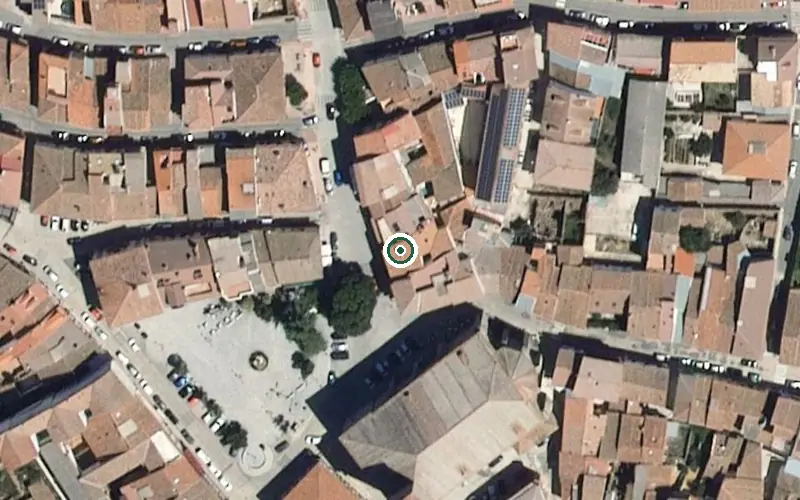Vista aérea de la ubicación de Centro de Día Casa Virgen de Valsordo
