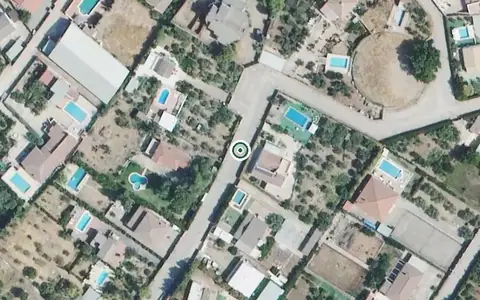 Vista aérea de la ubicación de Centro Residencial para Mayores Santa Teresa de Jesús