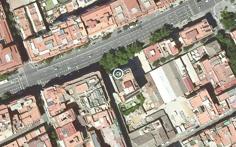 Vista aérea de la ubicación de Residencia Centre Parc