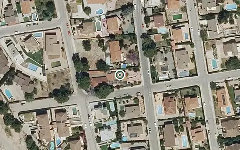 Vista aérea de la ubicación de Residencia para Personas Mayores Dependientes Ntra. Sra. de Monte Sion