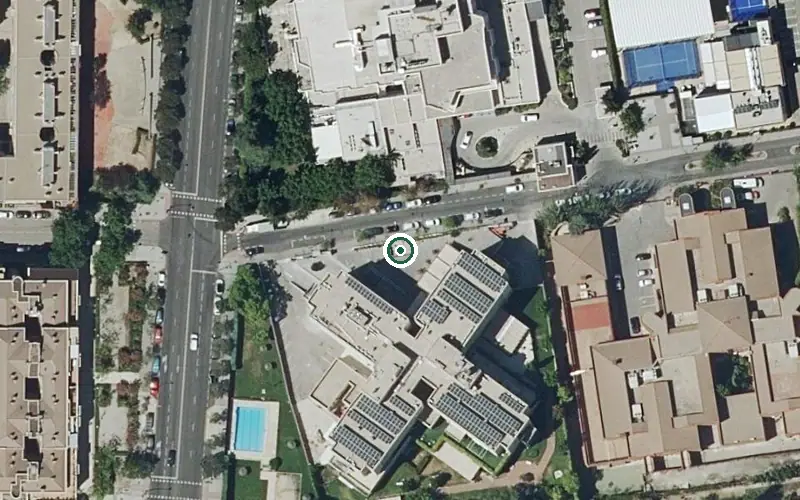 Vista aérea de la ubicación de Residencia Ballesol Mirasierra