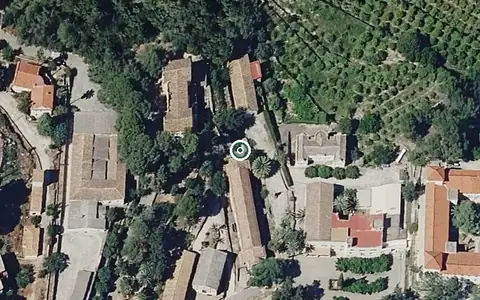 Vista aérea de la ubicación de Residencia P.m.d. Centro Geriátrico Borja