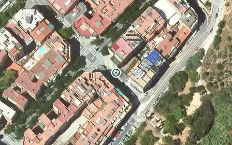Vista aérea de la ubicación de Residència Gran Via Parc