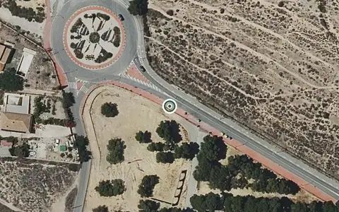 Vista aérea de la ubicación de Residencia para Personas Mayores Dependientes Hogar Provincial