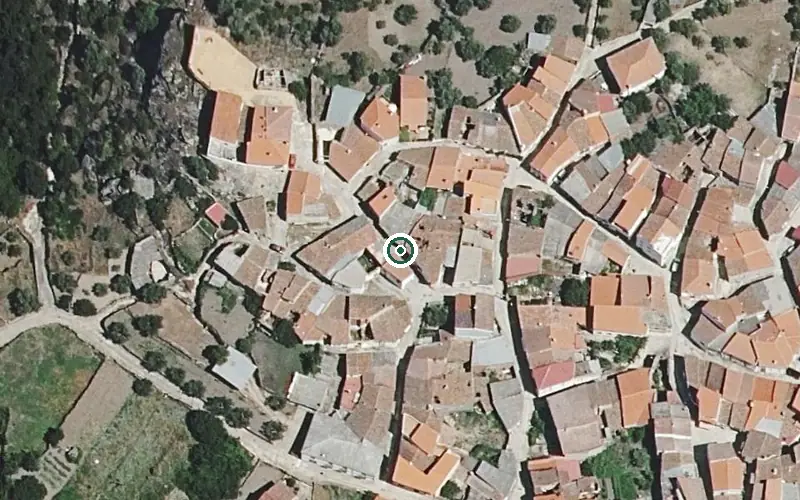 Vista aérea de la ubicación de Residencia Municipal Mixta de Personas Mayores San Cristóbal