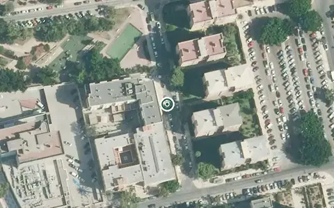 Vista aérea de la ubicación de Centro de Día para Mayores Ballesol San Carlos