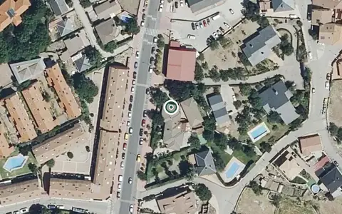 Vista aérea de la ubicación de Residencia Los Chopos