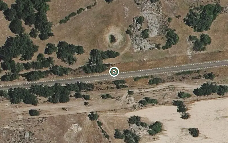 Vista aérea de la ubicación de Casa Asistida para Personas Mayores