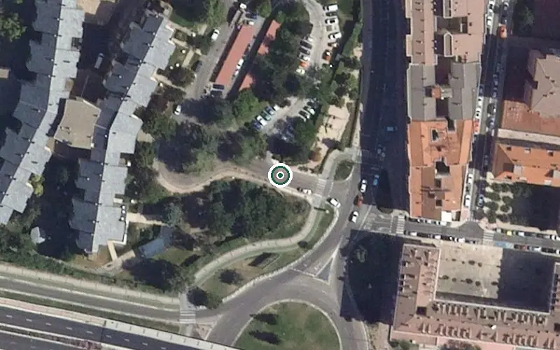 Vista aérea de la ubicación de Residencia de Personas Mayores
