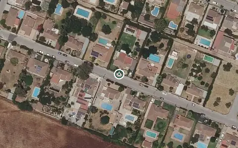 Vista aérea de la ubicación de Centro Residencial para Mayores Cacela