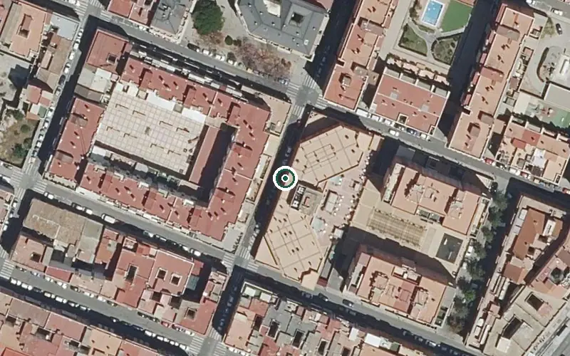 Vista aérea de la ubicación de Residencia para Personas Mayores Dependientes Ballesol Serreria