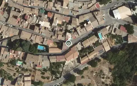 Vista aérea de la ubicación de Centro de Día para Mayores Municipal de Torres Ntro. Padre Jesús de la Columna