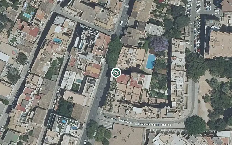 Vista aérea de la ubicación de Residència Borenco