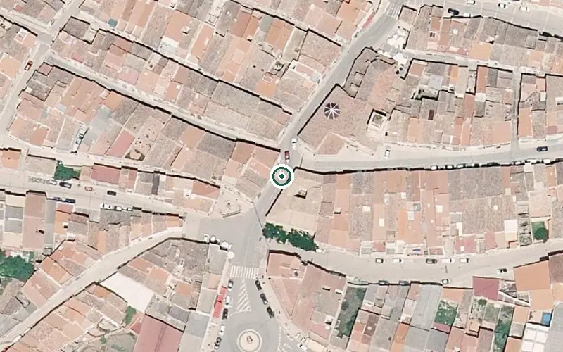 Vista aérea de la ubicación de Centro de Día P.m.d. de Atzeneta