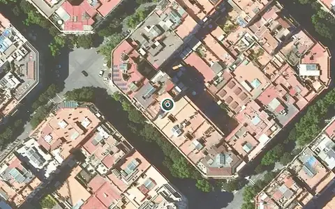 Vista aérea de la ubicación de Residència El Mussol