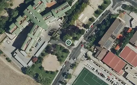 Vista aérea de la ubicación de Residencia Alcorcón