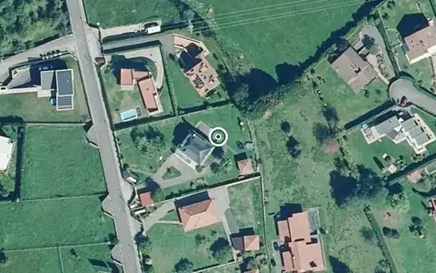 Vista aérea de la ubicación de Residencia Geriátrica Los Sauces