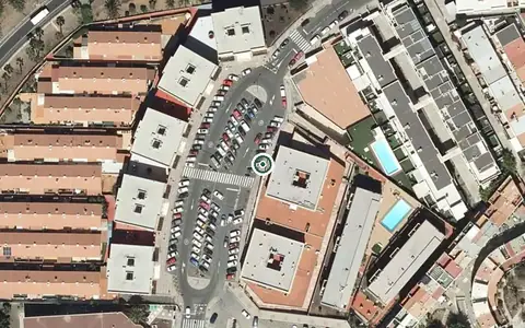 Vista aérea de la ubicación de Vivienda Tutelada de Personas Mayores (Ayuntamiento de San Bartolomé de Tirajana)